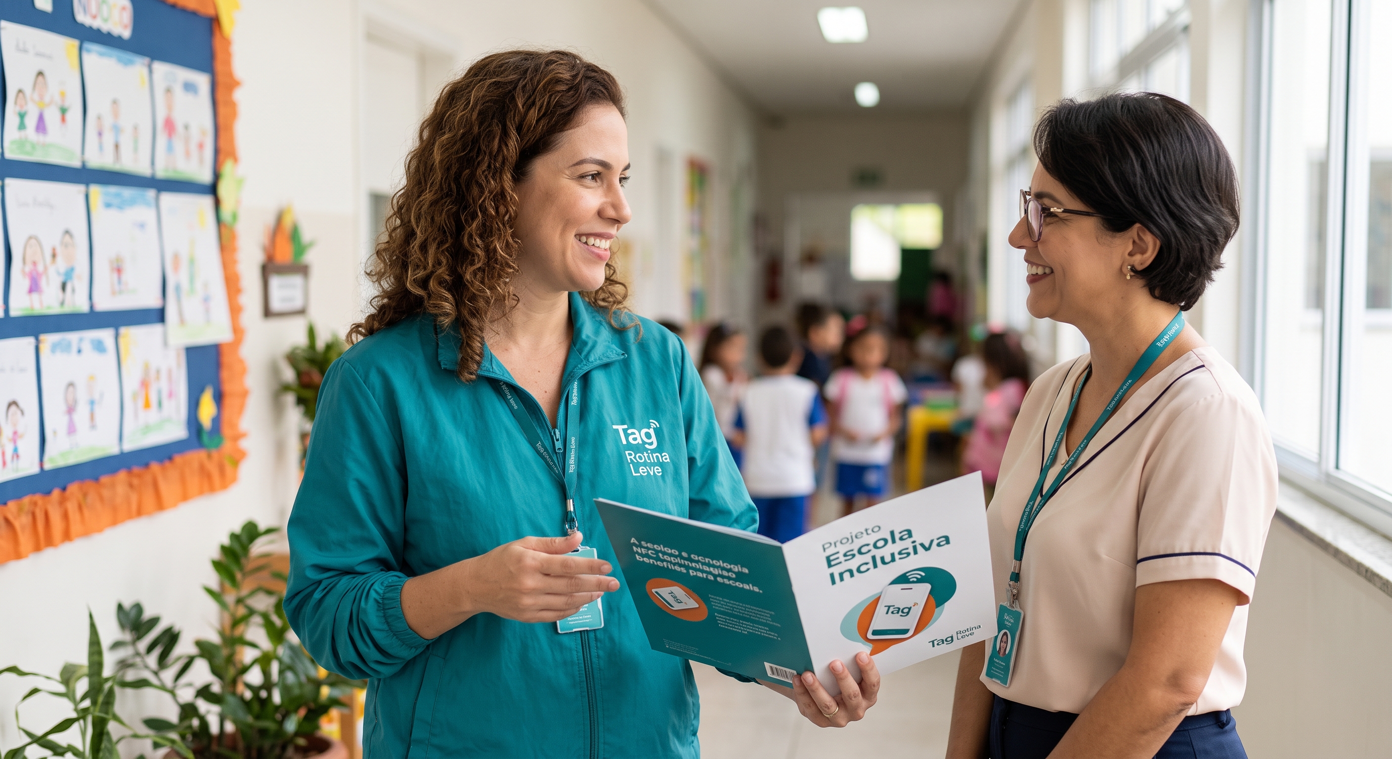 Apresentando o projeto para a escola